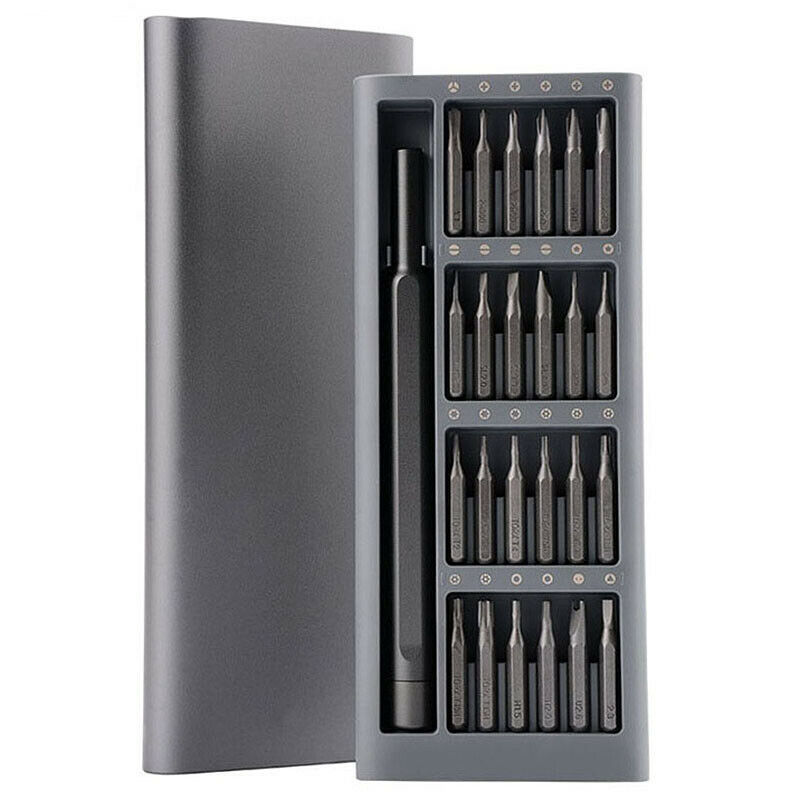24 in 1 Fine Repair Screwdriver Set Aluminum Alloy Housing Precision Magnet K8R1