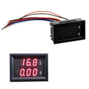 DC 100V 10A Voltmeter Ammeter Red LED Panel Amp Dual Digital Volt Meter Gau S7K9