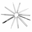 13Pcs Four Button Die Punch Snap Rivet Setter Base Kit DIY Craft Durabl dfg