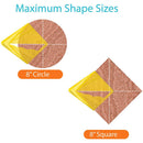 DIY Drawing Circles For Square Octagon Yellow Center Finder High Accuracy Clear