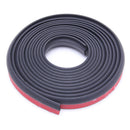 4M Z-Shape Car Door Rubber Weather Seal Strip EPDM Noise Insulation Weatherstrip