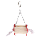 Parrots Parakeet Finches Natural Loofah Chew Toys with Hook