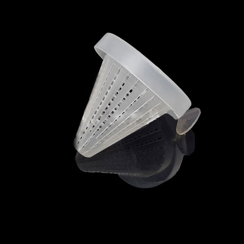 1XNEW Aquarium Basket Feeder Fish Food Live Worm Bloodworm Cone Feed Tool  JR