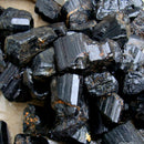 Black Tourmaline Natural Crystal Rough Rock Mineral Specimen Healing Stones-50g.