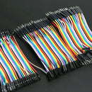 120pcs  Color Ribbon Line Breadboard Dupont Cable Jump 10cm Jumper Wire