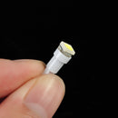 10x T5 LED Pure White Dashboard Gauge Wedge Instrument Panel Light Bulb74 1SMD