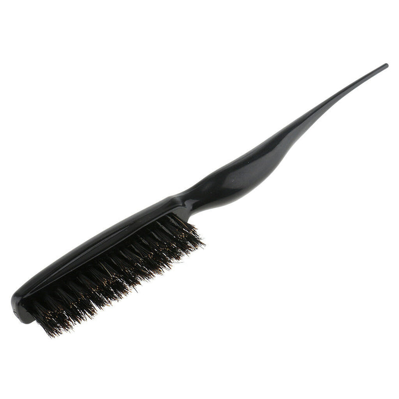 Hairdressing Barber Hairstylist Styling Teasing Nylon Bristle Brush Comb