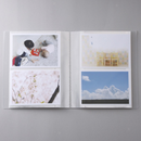 80Pocket Family Photo Album 5x3.5" Memo Book Postcard Storage White