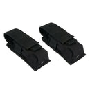 2 Pcs Flashlight Pouch Outdoor Hunting Utility Holster Holder Bag Climbing