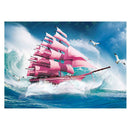 5D DIY Full Drill Diamond Painting Sailing Ship Cross Stitch Embroidery Kit