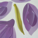 DIY Purple Lily Flower Wall Stickers Decorative Removable Waterproof Sticke â„–[