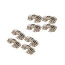 8Pcs RV 90 Degree Gate Cabinet Door Spring Hinges Cupboard With Screws
