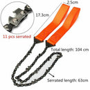 Portable Survival Chain Saw Chainsaw Emergency Camping Pocket Hand Tool Pou Y9C1