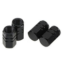 4X Aluminum Tire Wheel Rims Stem Air Valve Caps Tyre Cover Car Truck Bike Pro