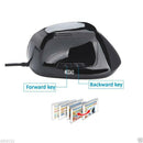 2400DPI 6 Buttons USB LED Vertical Optical Wired Pro Gaming Mouse For PC Laptop