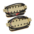 2pcs Electric Guitar Humbuckers Dual Coils Pickup Brass Baseplate Musical