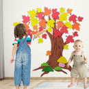 Maple Leaves Stickers DIY Bulletin Board Thanksgiving Craft Tree Kit Crafts Acti
