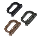 Shackle carabiner D-ring clip backpack buckle for camp hike mountain climb FT