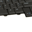 US Layout Replacement Laptop Keyboard Glossy Black Frame for Dell Latitude D620