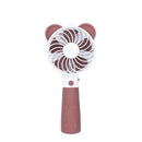 Brown Mini Usb Handheld Selfie Sticks With Rechargeable Air Cooling Fan Tra