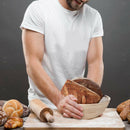Banneton Proofing Basket Sourdough Bread Proofing Bowl w/ Linen Liner Cloth