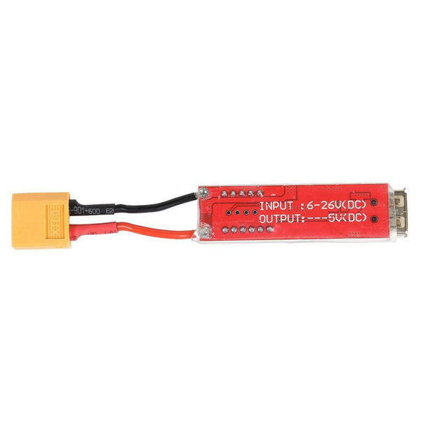 2S-6S Lipo Lithium Battery XT60 Plug to USB Charger Converter Adapter Board