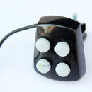 Bike Bicycle Cycling 4 Sounds 6 LED Police Car Siren Electric Light Horn Bell sf