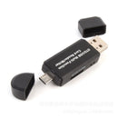 Micro USB OTG to USB 2.0 Adapter SD/Micro SD TF Card Reader For Smartphones/PC
