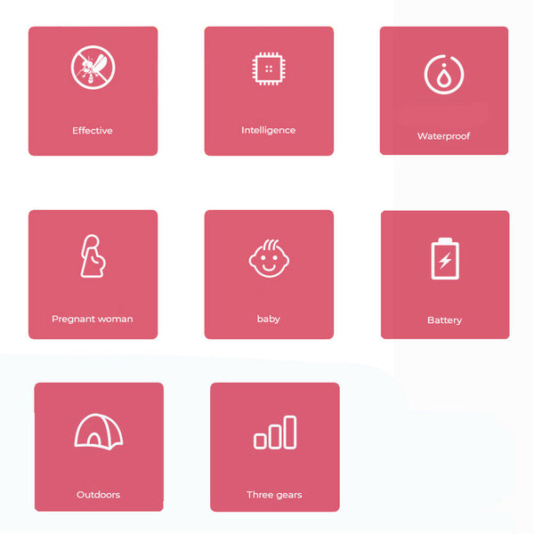 Q2 Ultrasonic Mosquito Repellent Watch Anti Pest Bug Drive Bracelet (Black)