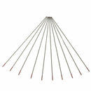 10pcs WT20 Tungsten 2% Lanthanated Tip TIG Welding Electrodes 150mm / 6 inc E9N1