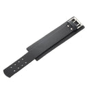 Men's Black Leather Double Buckle Bracelet 45mm X7R7