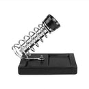Soldering Iron Stand Metal Solder Iron Support Station Holder Base + Sponge