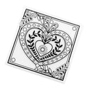 Cake Embossed Mould Flower Photo Album Fondant Stencil Template Home Supply