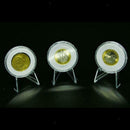 5Pcs Acrylic Coins Holder Collector Commemorative Coins Display Stands 68mm