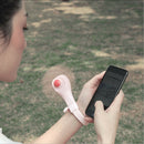 2x Flexible Outdoor Personal Mini Fan Portable Office Travel Hands-free Fan ABS