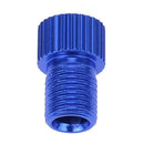 4pcs Presta to Shrader Bicycle Road Bike Valve Adapters Converters (Blue)