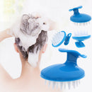 Silicone Shampoo Brush Hair Scalp Cleansing Massage Brush Soft Silicone Comb`3C