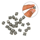 24Pcs Viking Beard Beads Bracelet Hair Jewelry Bead Mustache Dreadlock