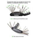 Saddle Bag Tail Bag Seat Cushion Bag Glue-Free Tire Repair Combination Tool Set
