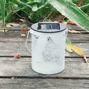 Metal Rattan Outdoor Solar Hanging LED Light Garden Yard Decoration Lamp