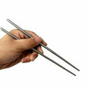 22.5 cm Korean styles Chinese chopsticks luxury stainless metal steel Reu M9R0