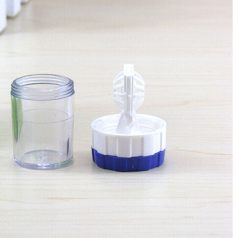 UK Brilliant Manually Contact Lens Cleaner Washer Cleaning Lenses Case Gw