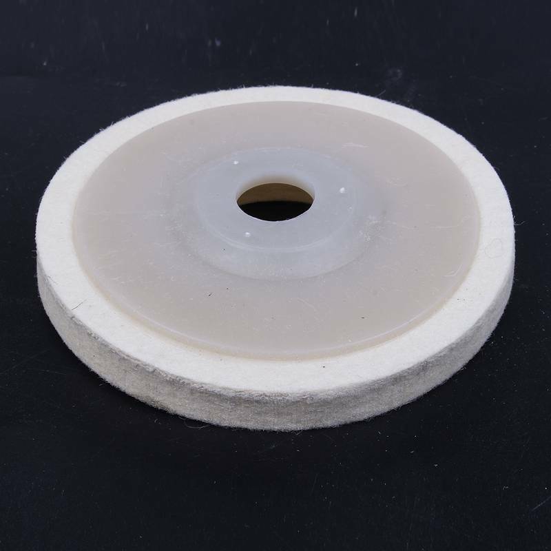 1 pieces 4 inch Round Polishing wheel wool felt polishers pads NEW