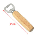 5X Portable Quick Wooden Handle Bottle Opener Drink Beer Cap Lid Opener Bar Tool