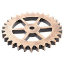 Rustic Wooden Circle Gear Home Bar Wall Hanging Art Craft Decor