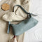 Elegant Women Solid Hobo Shoulder Bag Leather Armpit Sling Handbags (Blue) A#S