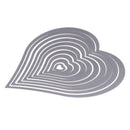 10X Heart Sewing thread Metal Die Cutting Dies For DIY Scrapbooking SN9F