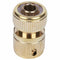 1/2 inch Threaded Tap Brass Garden Washing Hose Pipe Water Stop Connector C N7D1