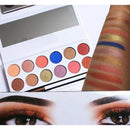 12 Colors Matte Shimmer Eyeshadow Eye Shadow Palette Makeup Cosmetic Set Brush