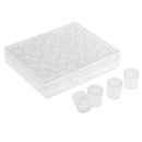 30 Grids Jewelry Beads Sewing Pills Storage Containers Clear Plastic Box Jar